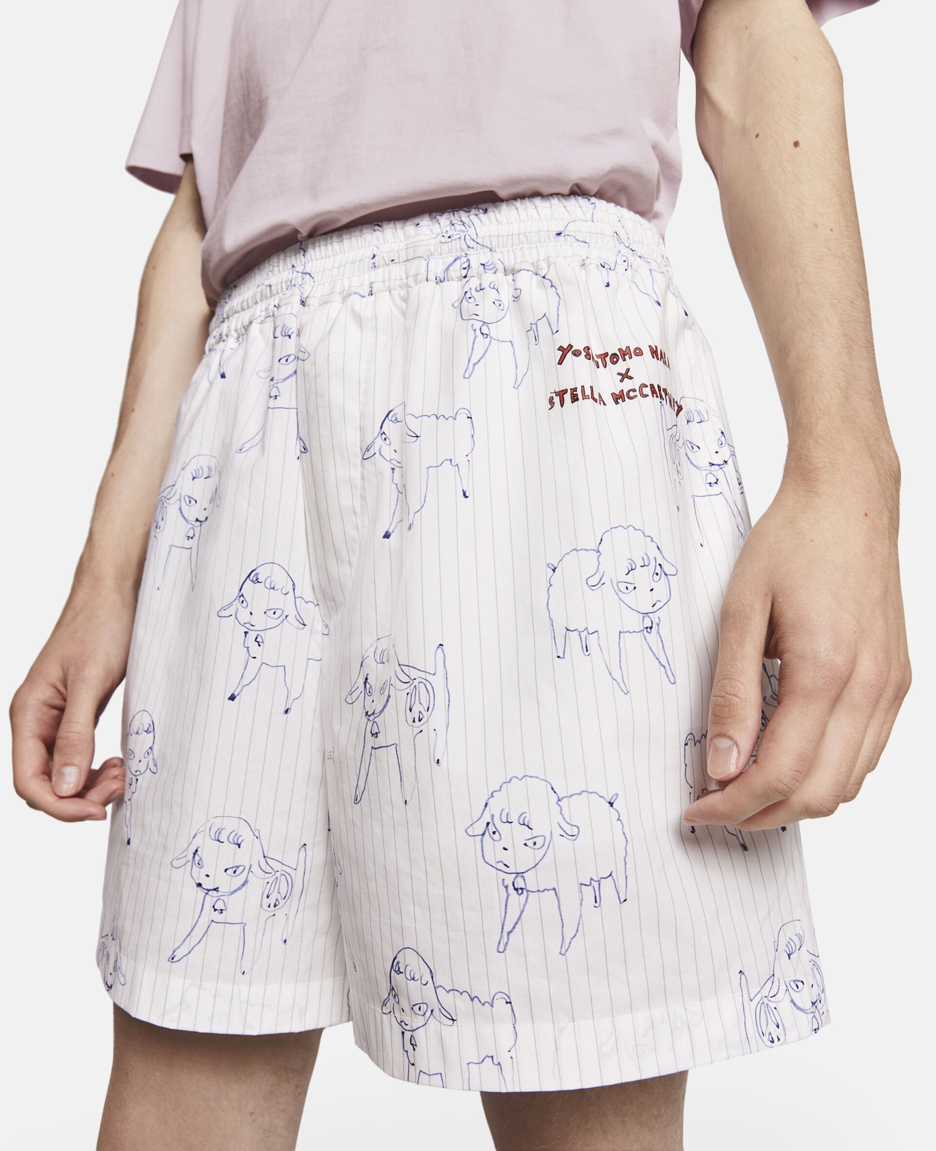 Stella Mccartney Logo-print Shorts In White
