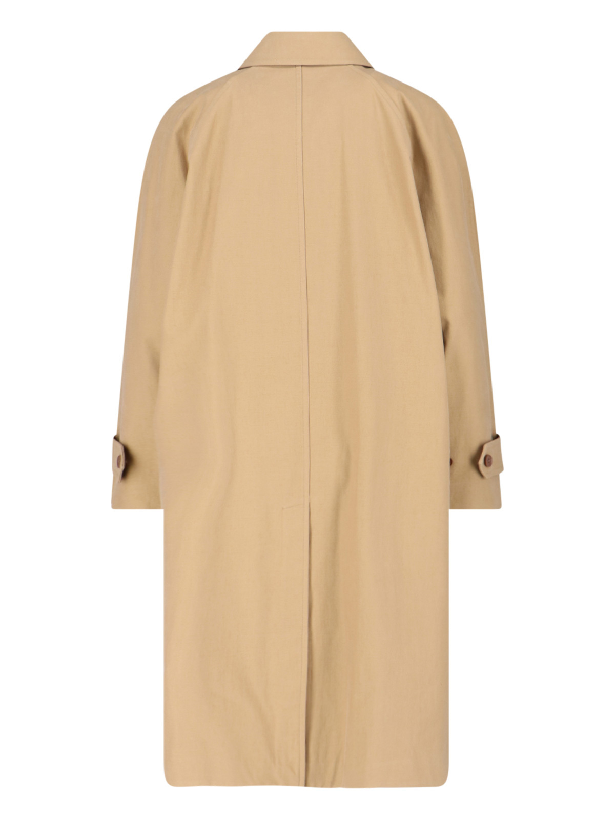 The Row Long Sleeve Coat In Neutral