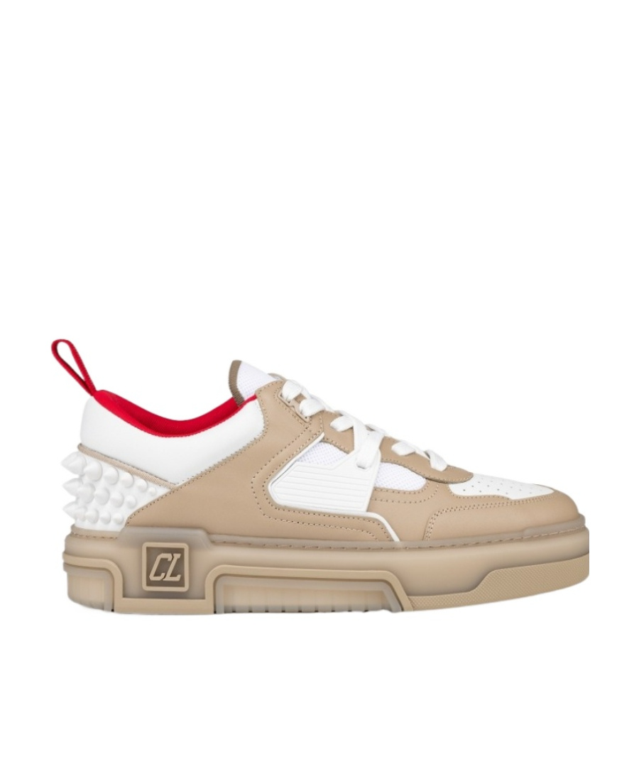 Christian Louboutin Men's Panelled Design Sneakers In Nude