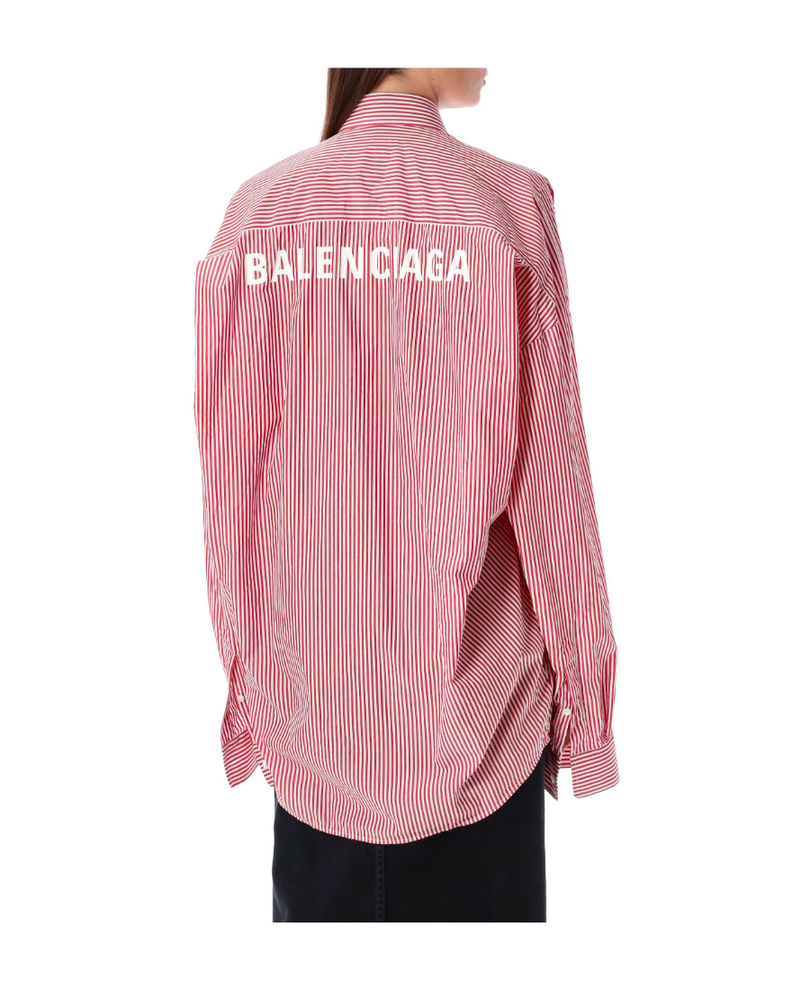 Balenciaga Women Shirt With Logo In Pink