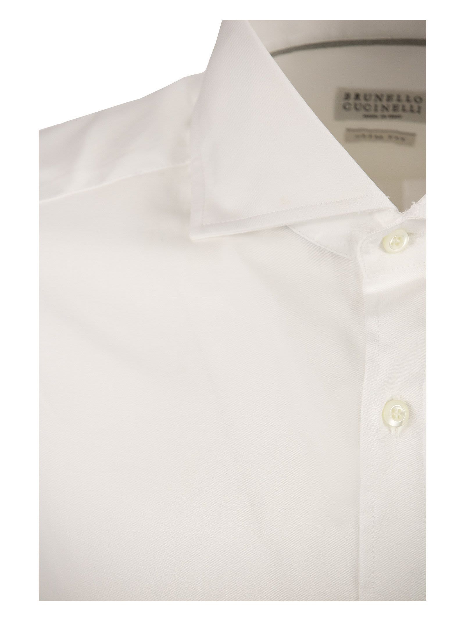 BRUNELLO CUCINELLI BRUNELLO CUCINELLI CLASSIC COLLAR SHIRT