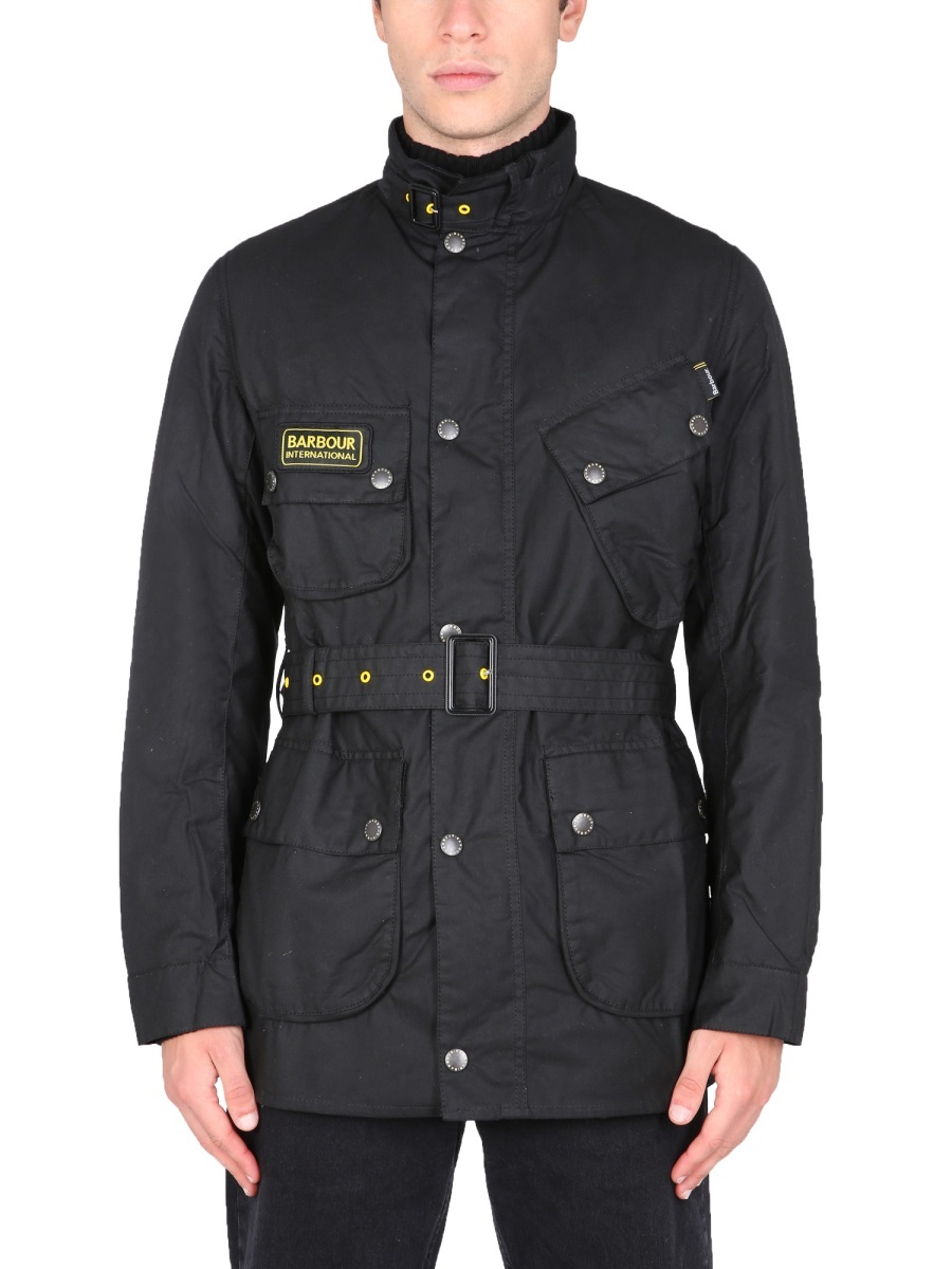 BARBOUR BARBOUR INTERNATIONAL MULTI-POCKETED BUTTONED JACKET