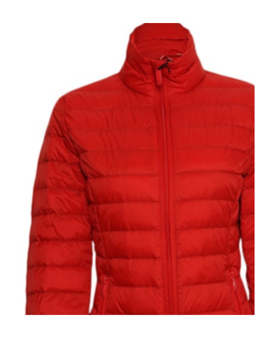 Armani Jeans Sports Lightweight Down Jacket In Red