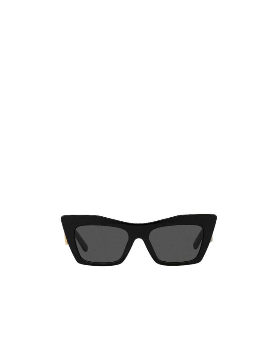 Dolce & Gabbana Logo Sunglasses In Black