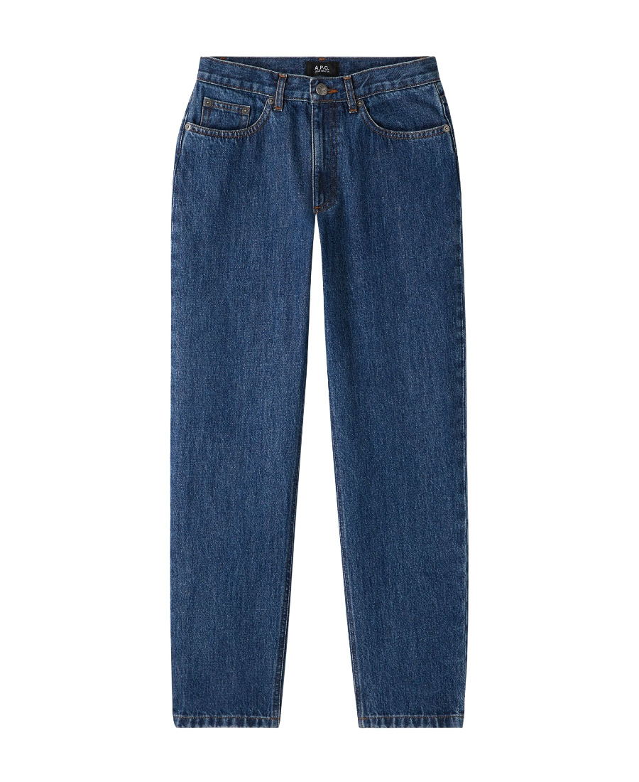 Apc Martin High-rise Jeans In Blue