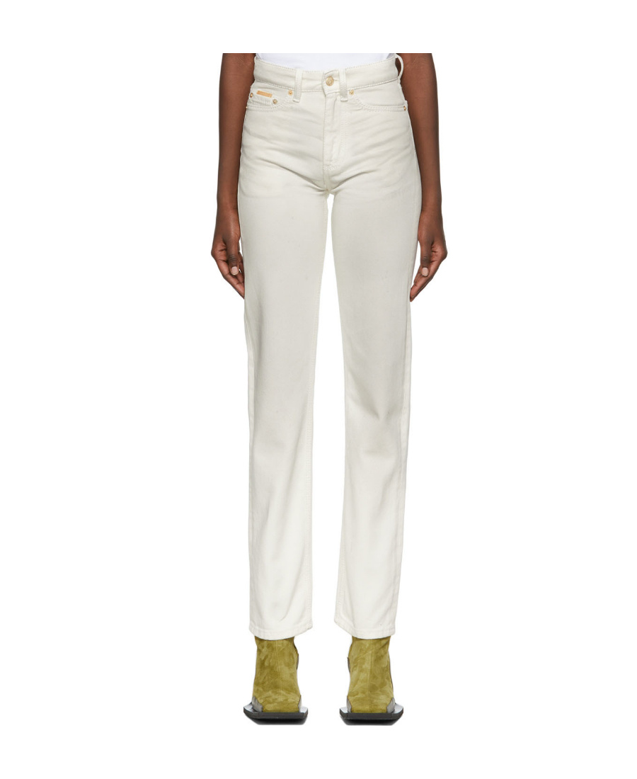 Eytys Logo Slim Jeans In White
