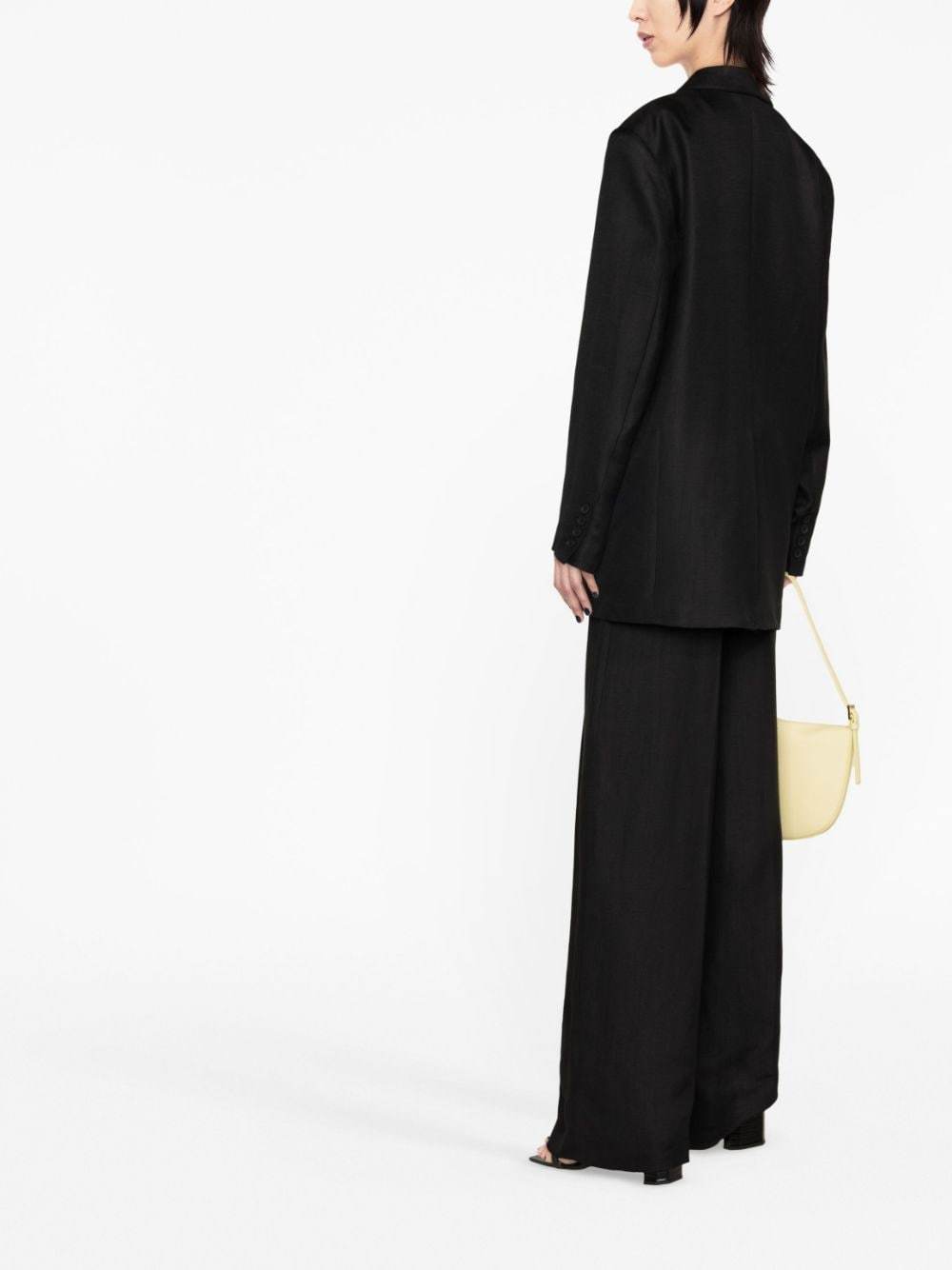 Loulou Studio Single-breasted Virgin-wool Blazer In Black