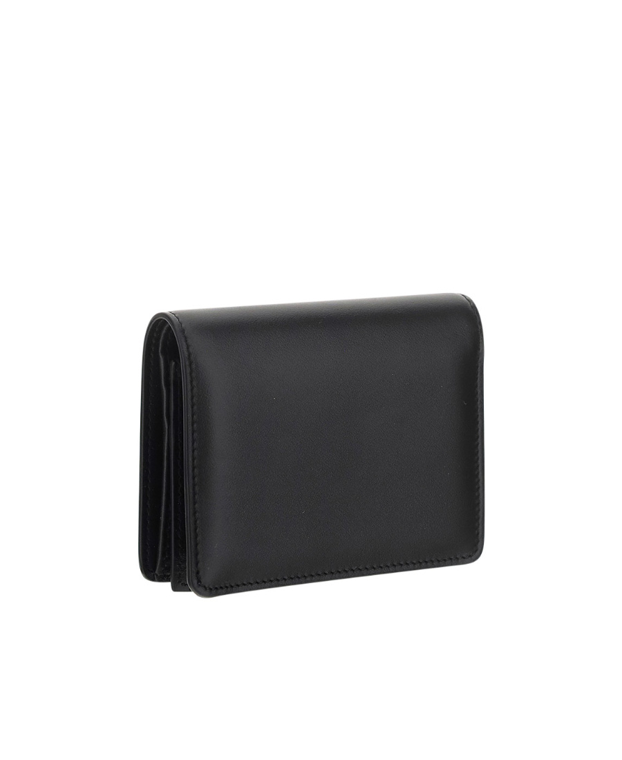 Dolce & Gabbana Logo-plaque Bi-fold Wallet In Black