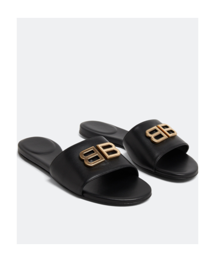 Balenciaga Women's Groupi Sandal In Black In Black