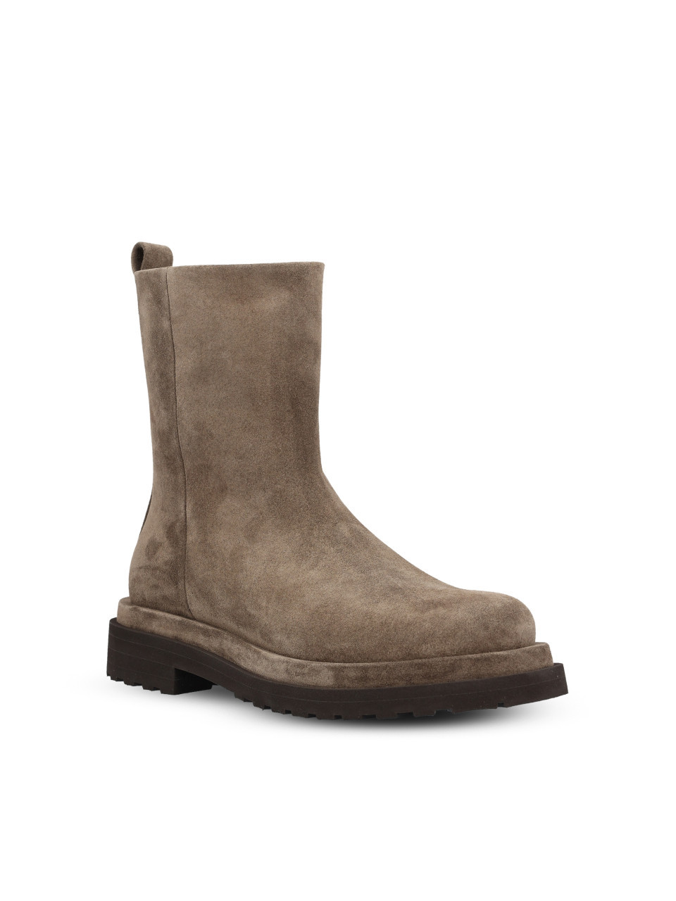 Brunello Cucinelli Zippered Boots In Brown