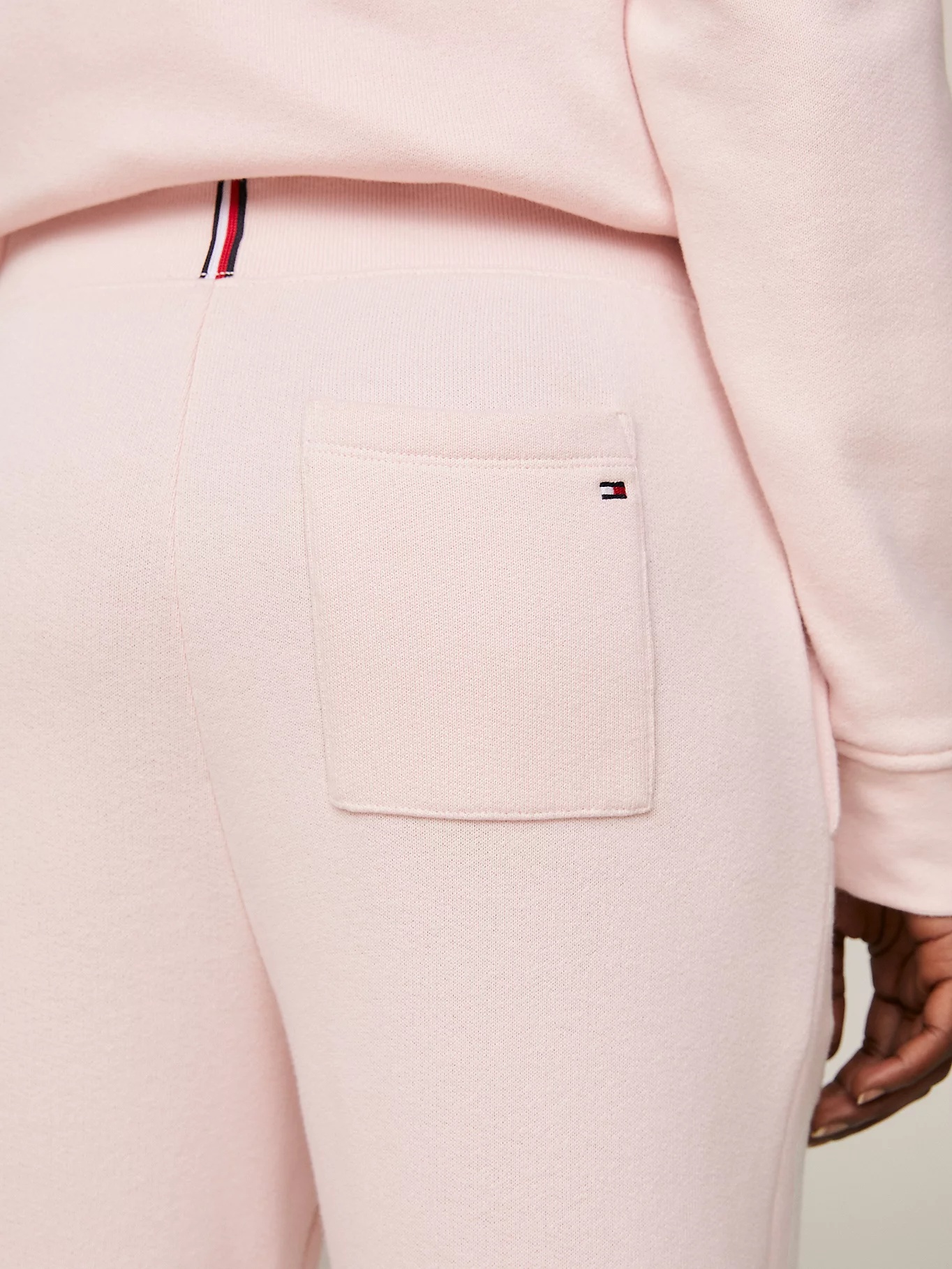 Tommy Hilfiger Rope Waist Sweatpants In Pink