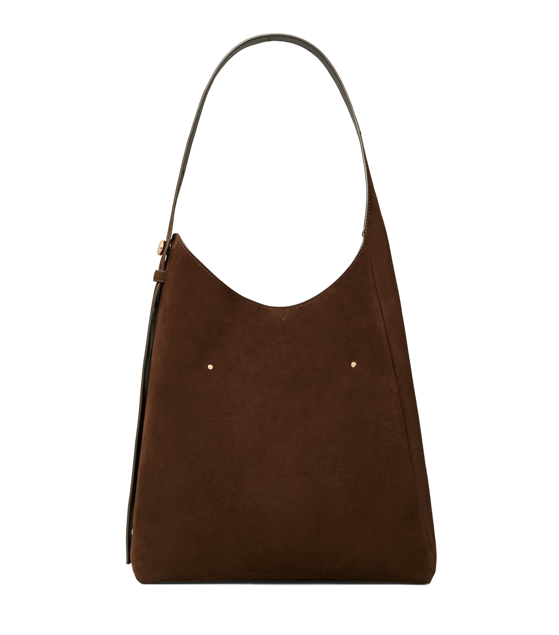 Tory Burch Romy Suede Hobo Bag In Brown