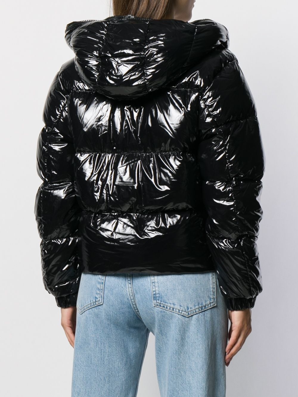 Duvetica Black Bellatrix Short Style Down Jacket In Black