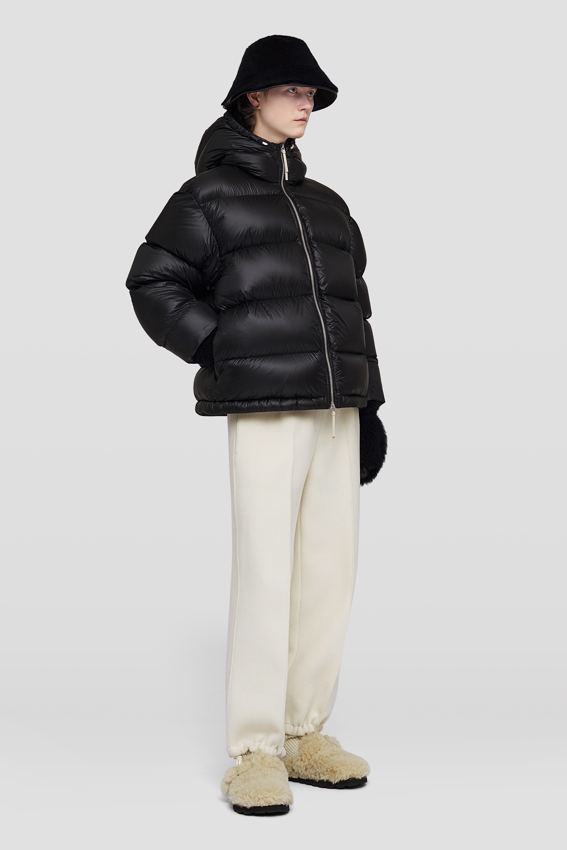 Shop Jil Sander Down Jacket In Black