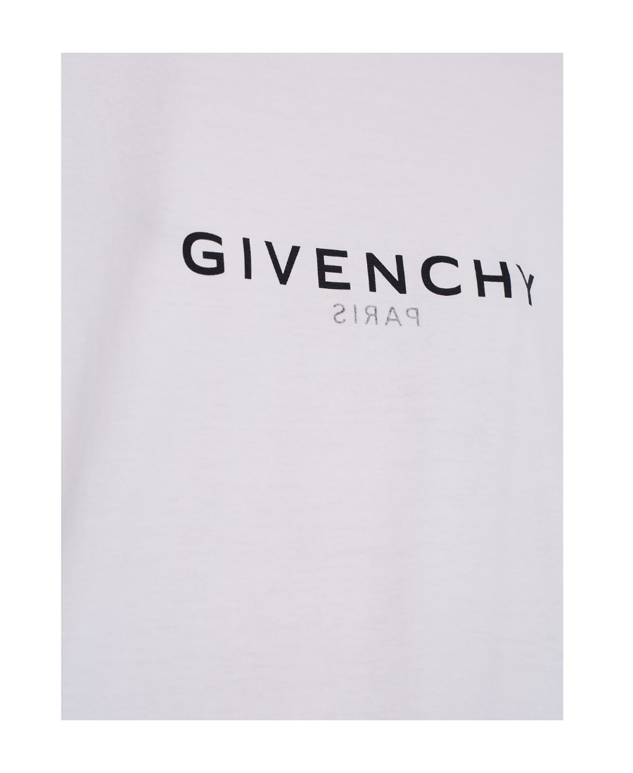 Givenchy 4g Emblem Printed Crewneck T-shirt In White