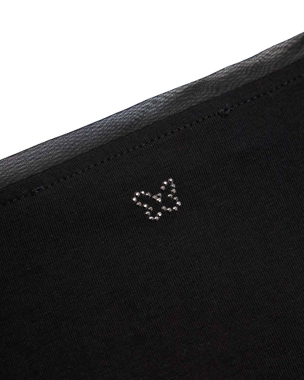 Weekend Max Mara T-shirt With Round Neck And Short Sleeves In Black