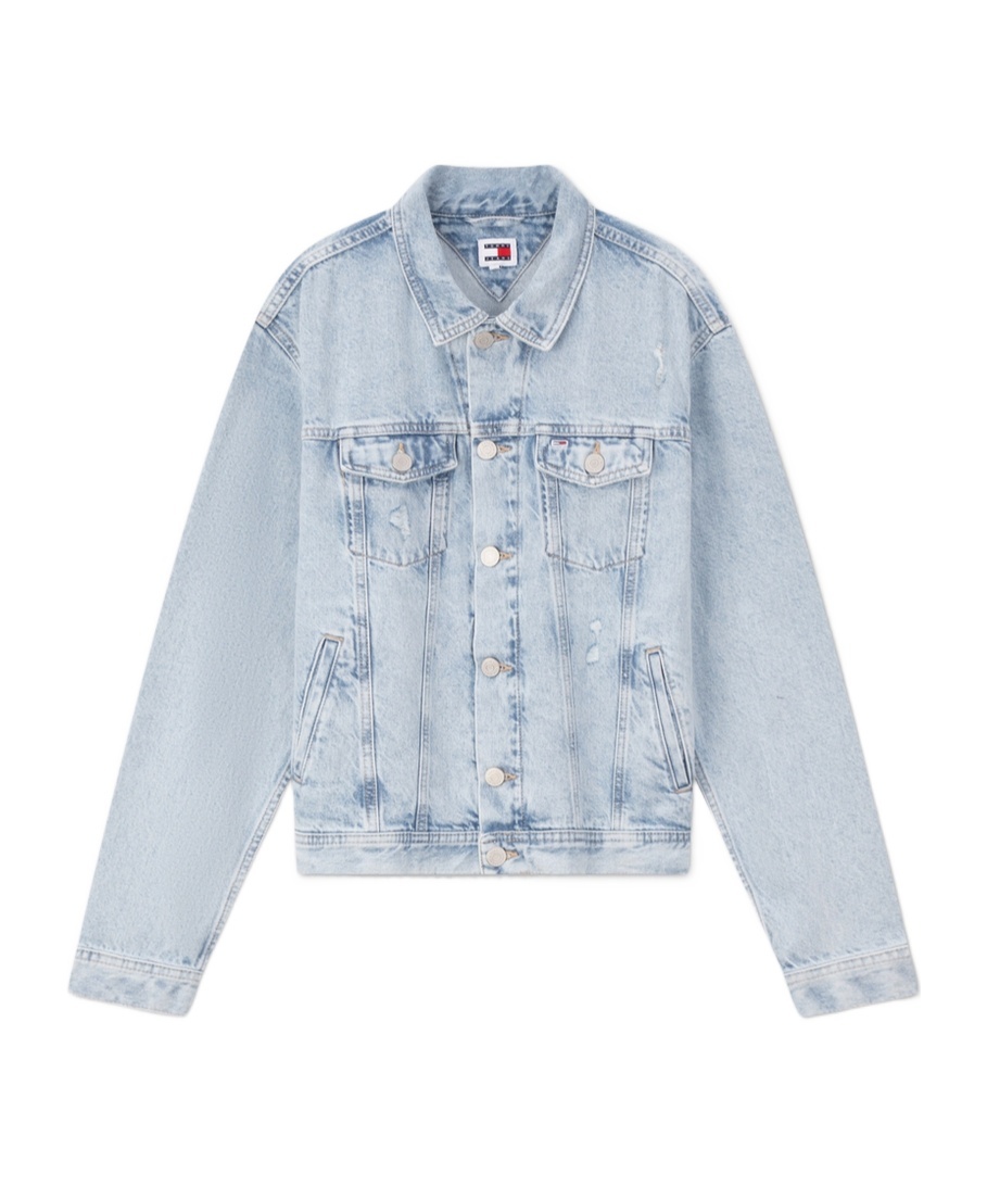 TOMMY HILFIGER TOMMY JEANS ARCHIVE COLOUR-BLOCKED DENIM JACKET 