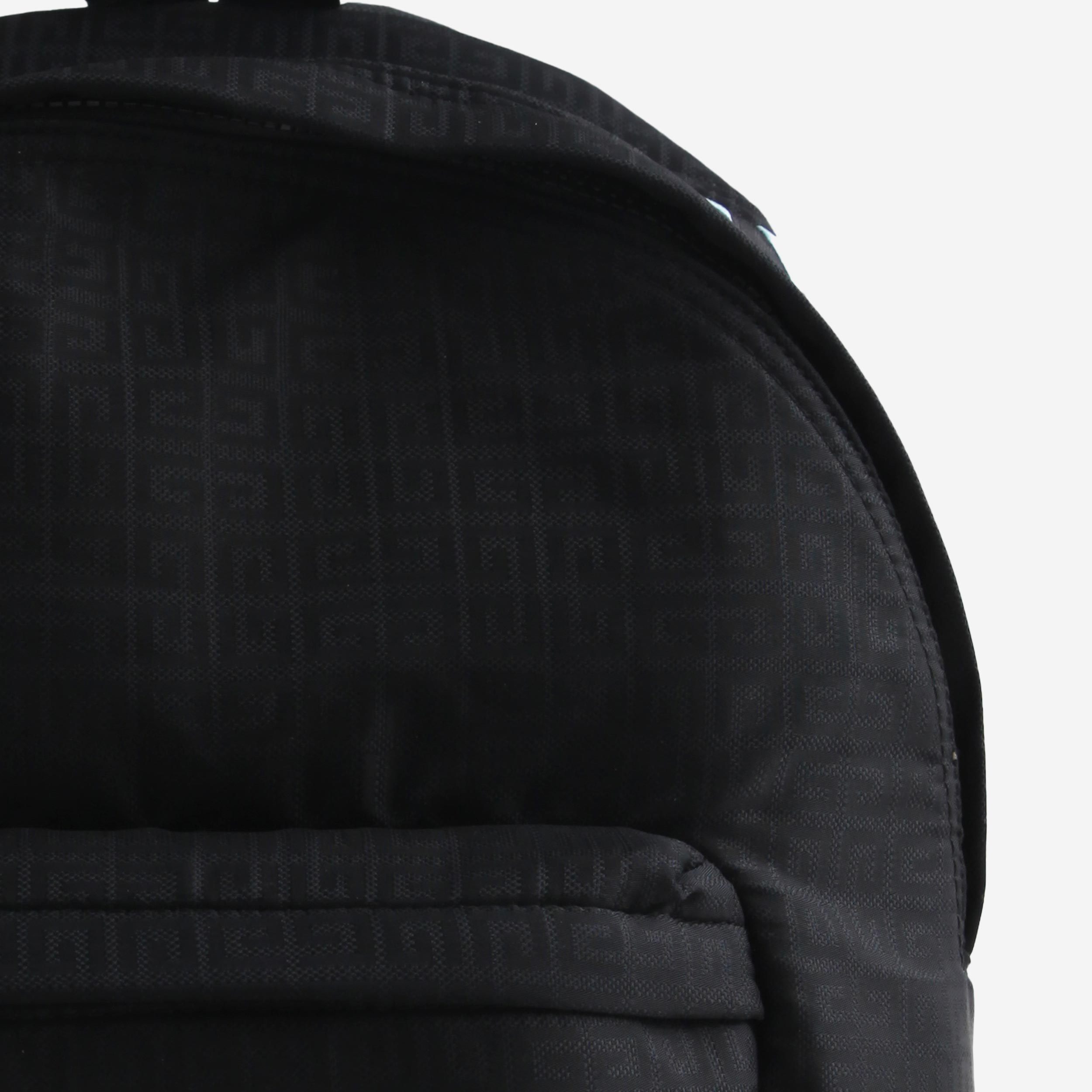 Givenchy Embroidered-logo Backpack In Black