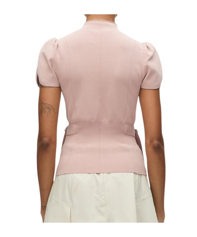3.1 Phillip Lim High-neck Blouse In Nude