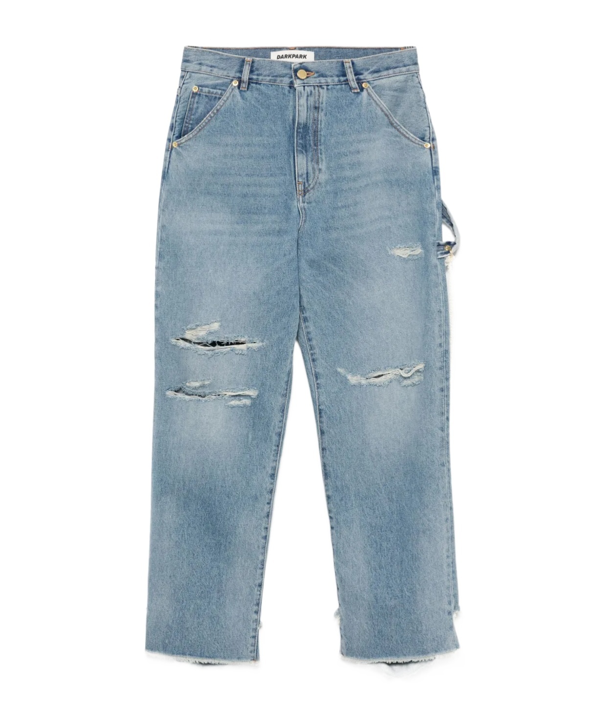 Darkpark 'lisa' Loose Fit Carpenter Jeans In Blue