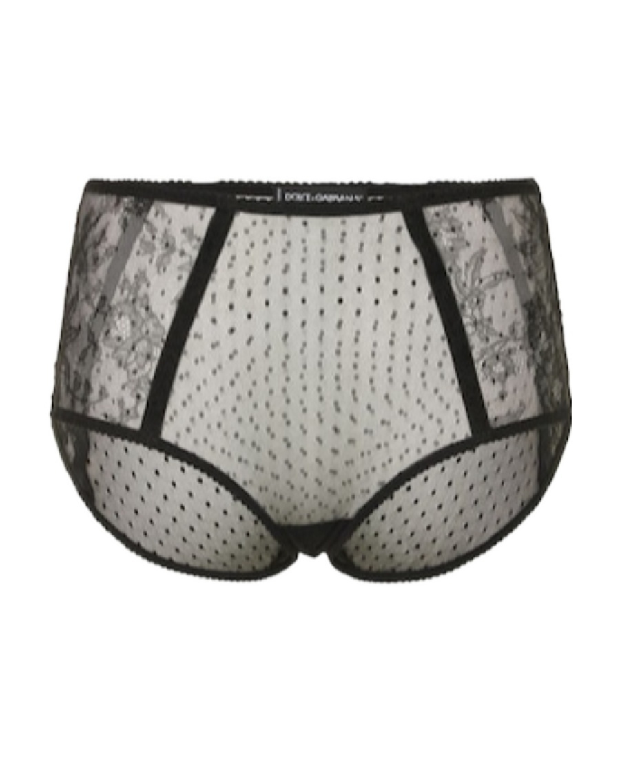 Dolce & Gabbana Logo Briefs Pants In Black