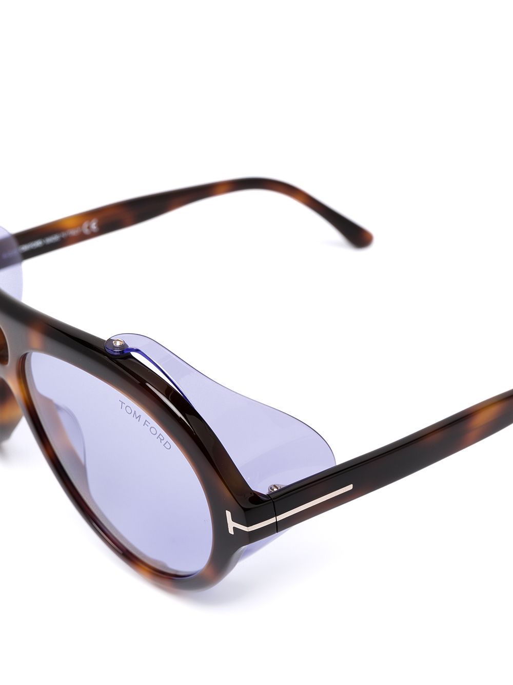 Tom Ford Ft0882 Neughman Aviator-frame Sunglasses In Blue