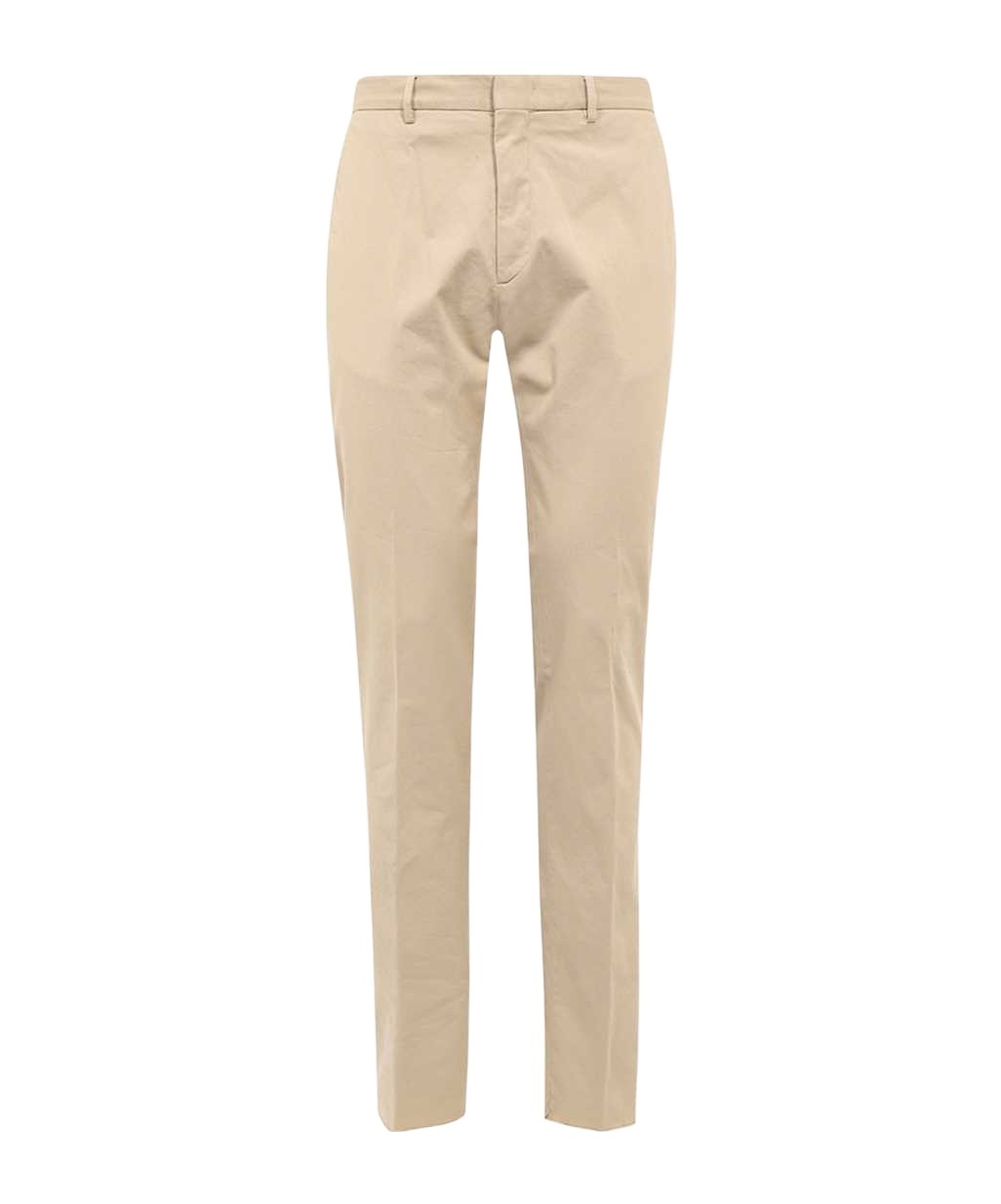Zegna Belt Loop Casual Pants In Nude
