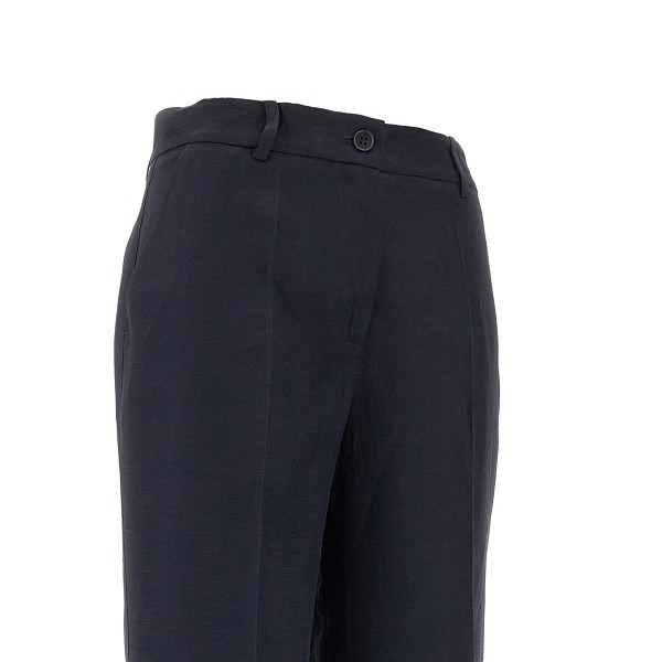 P.a.r.o.s.h Belt-loop Casual Pants In Black