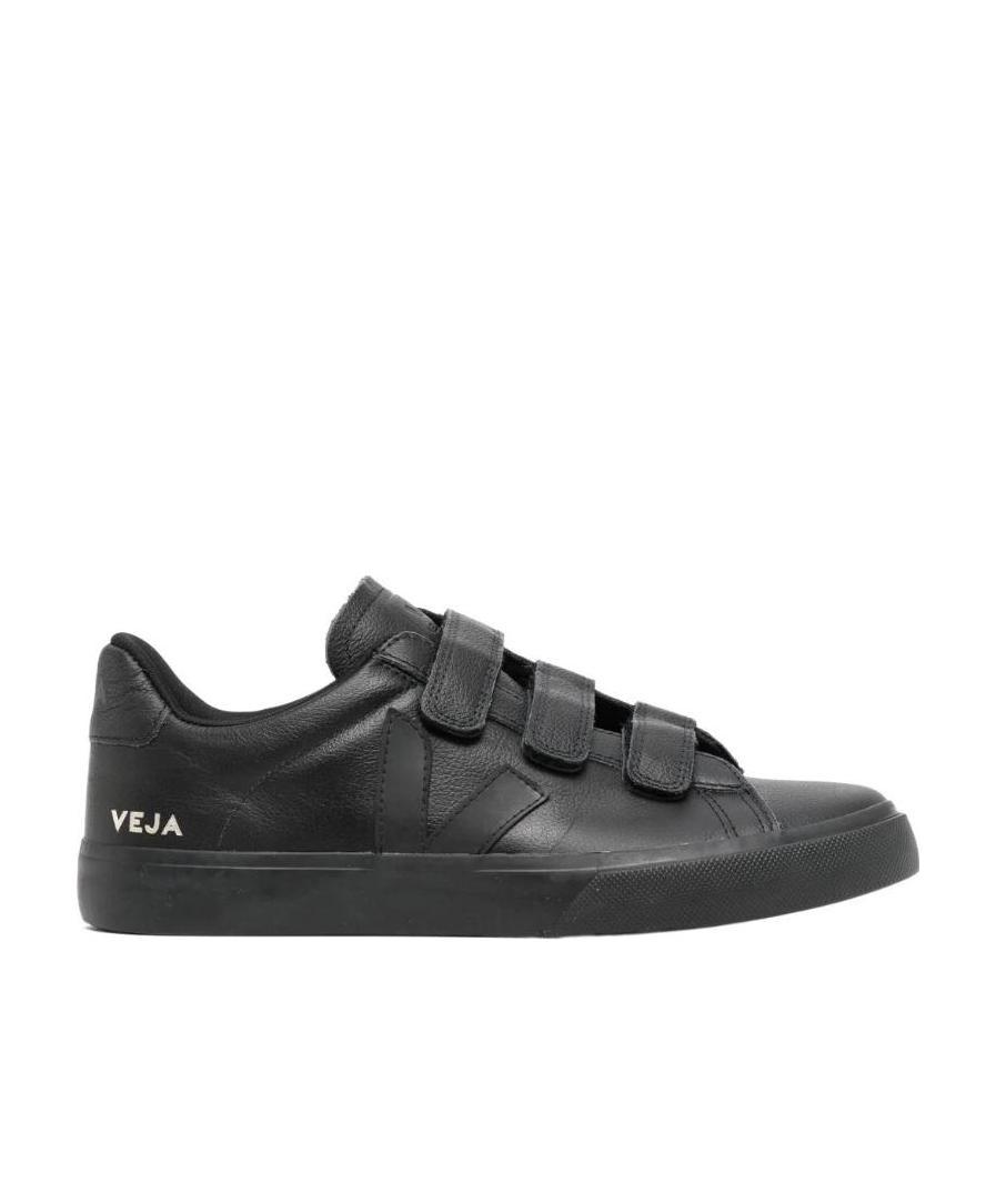 Veja Recife Touch-strap Low-top Sneakers In Black