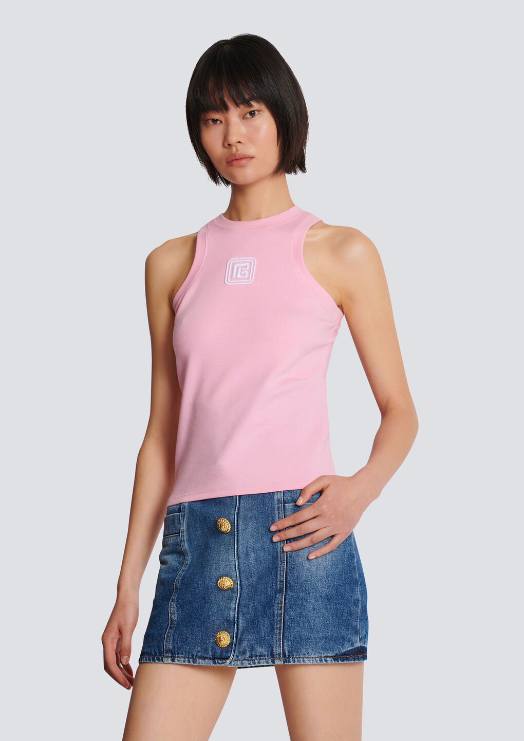 BALMAIN RETRO PB TANK TOP