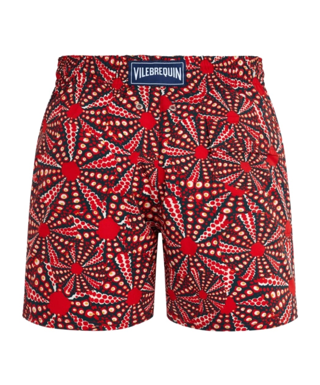 Vilebrequin Oursinades-print Swim Shorts In Red