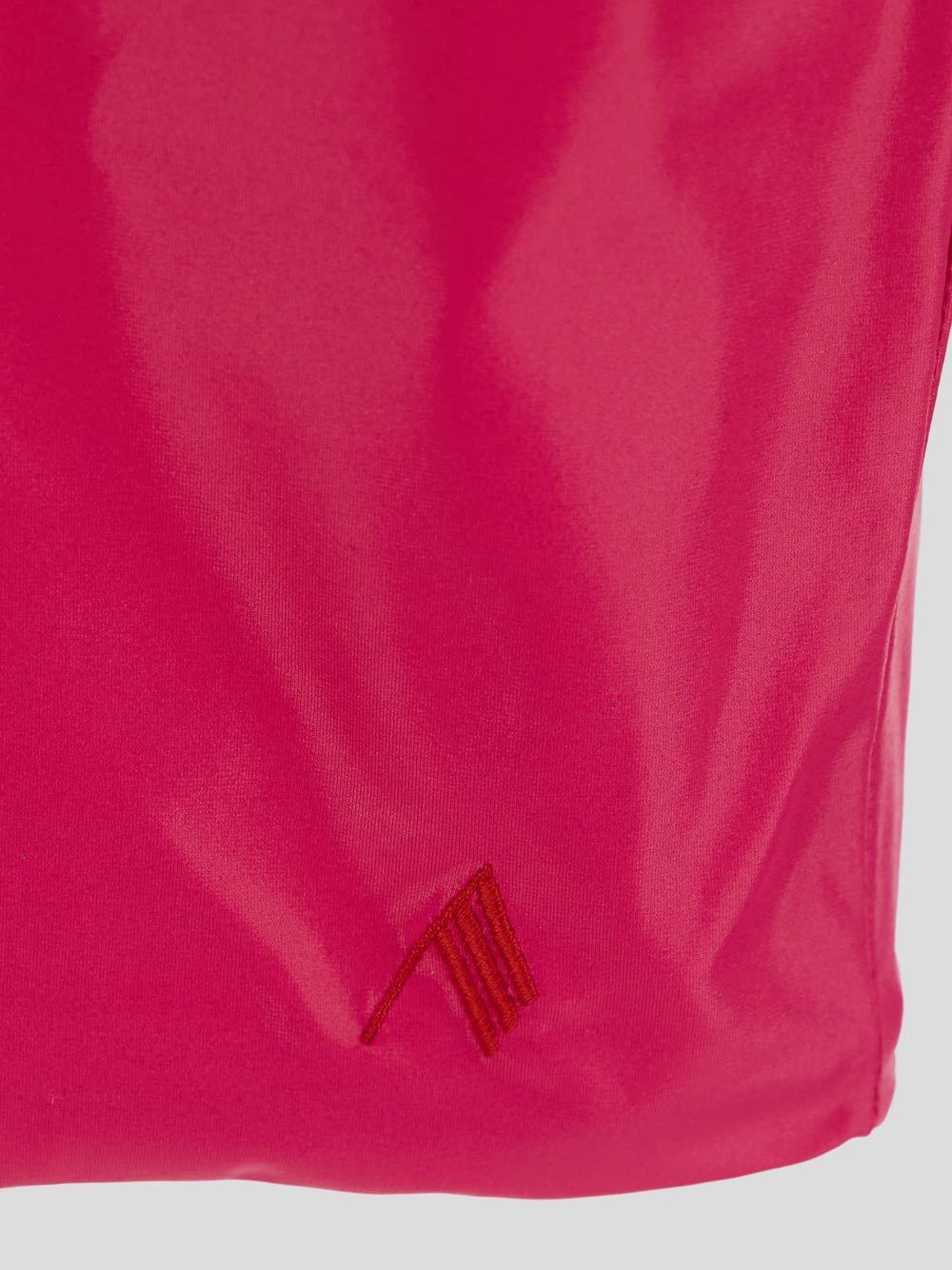Shop Attico Metallic Sheen Beach Cover-up In Red