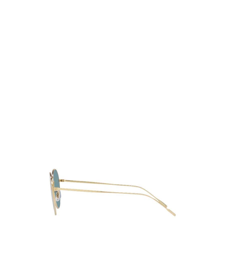 Oliver Peoples Altair Round-frame Sunglasses In Green