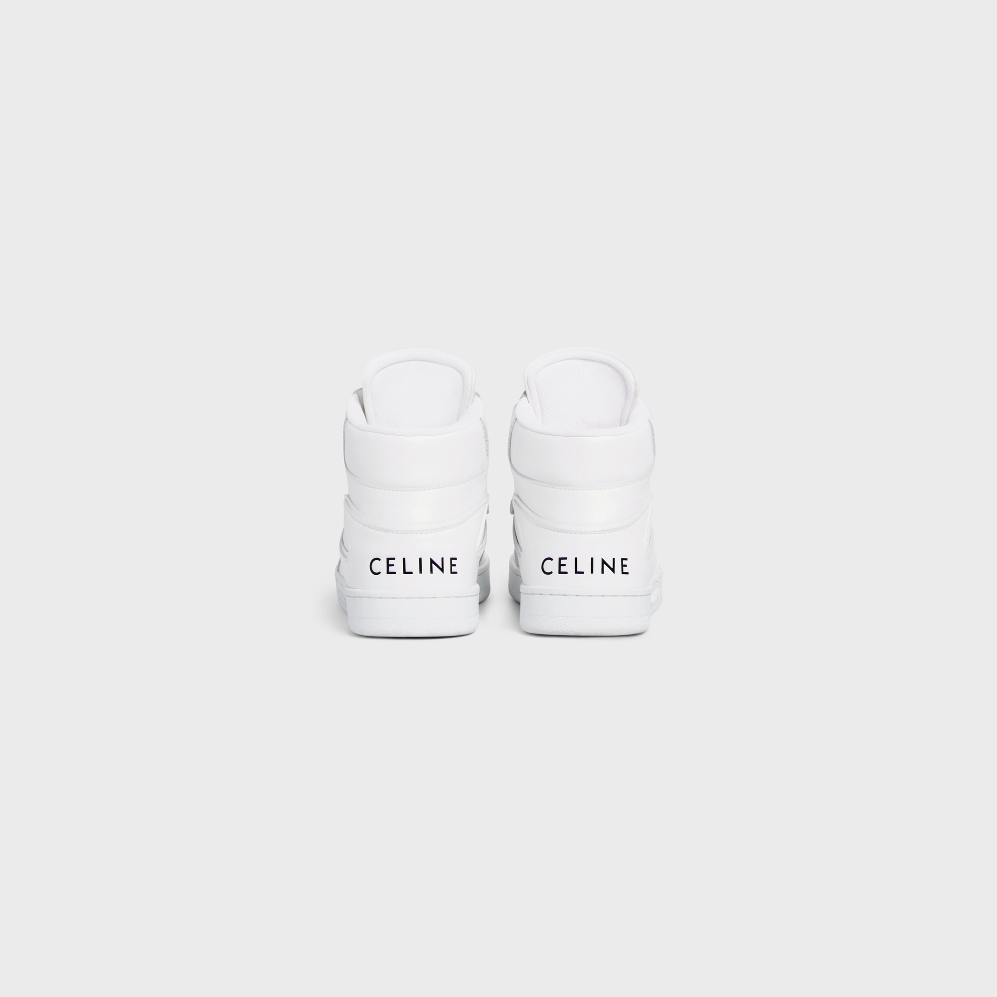 Celine Z High-top Leather Trainers In White