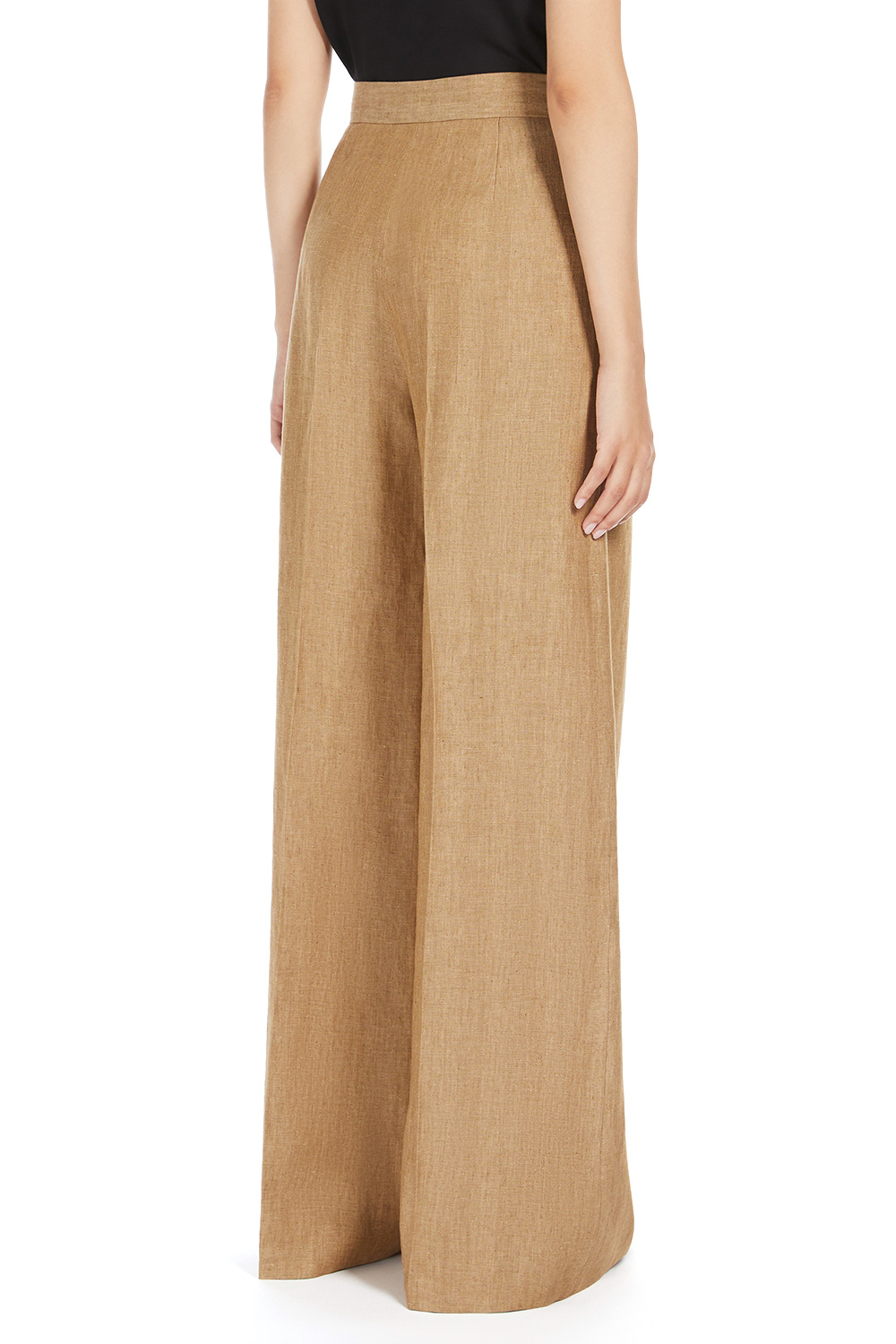 Max Mara Corte Pleated Casual Pants In Nude
