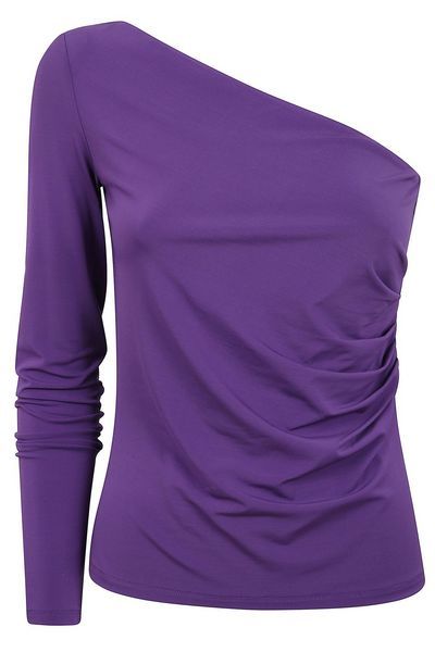 Max Mara One-shoulder Gathered Top