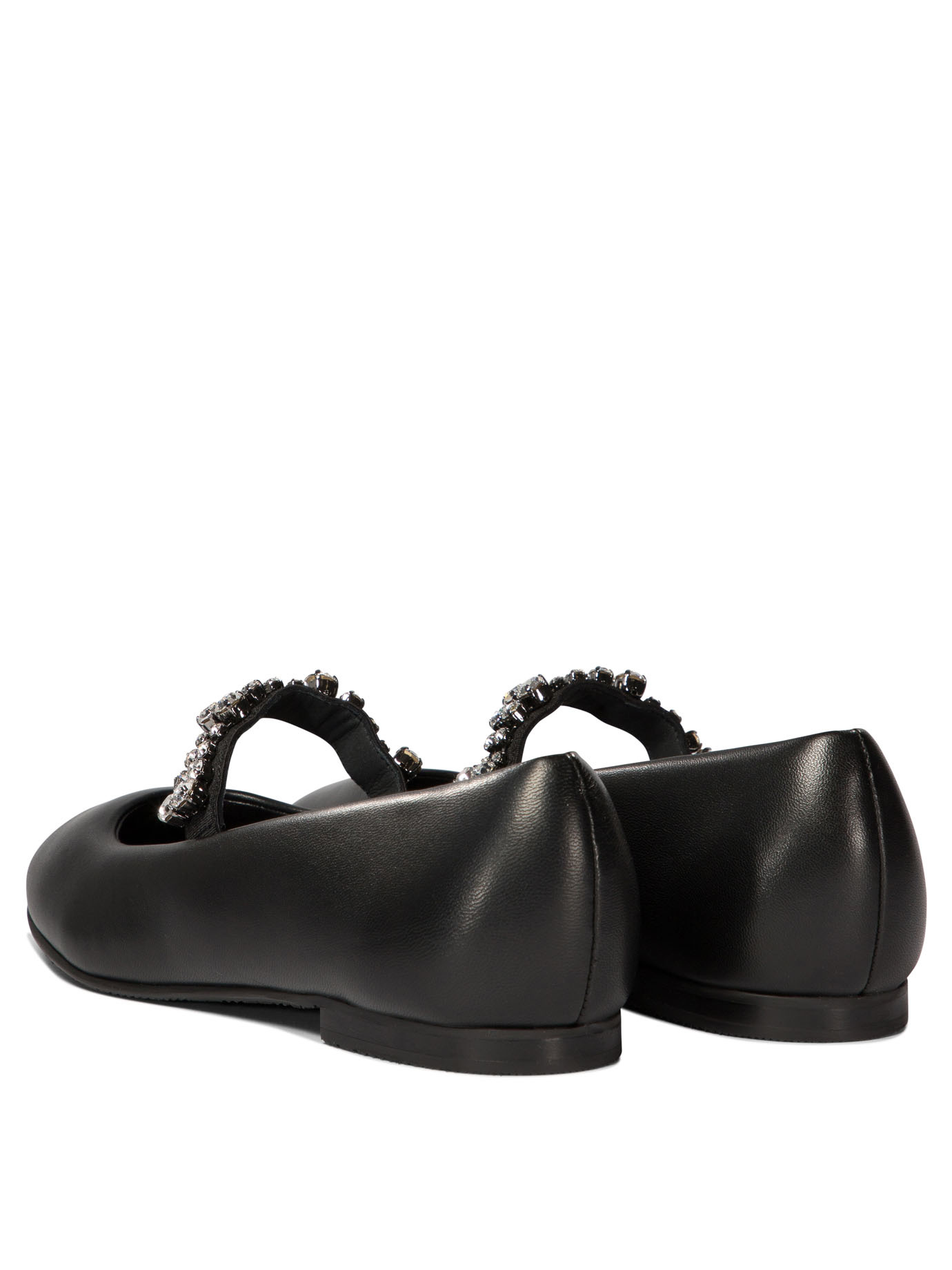 CASADEI ROUND HEAD BALLET SHOES 