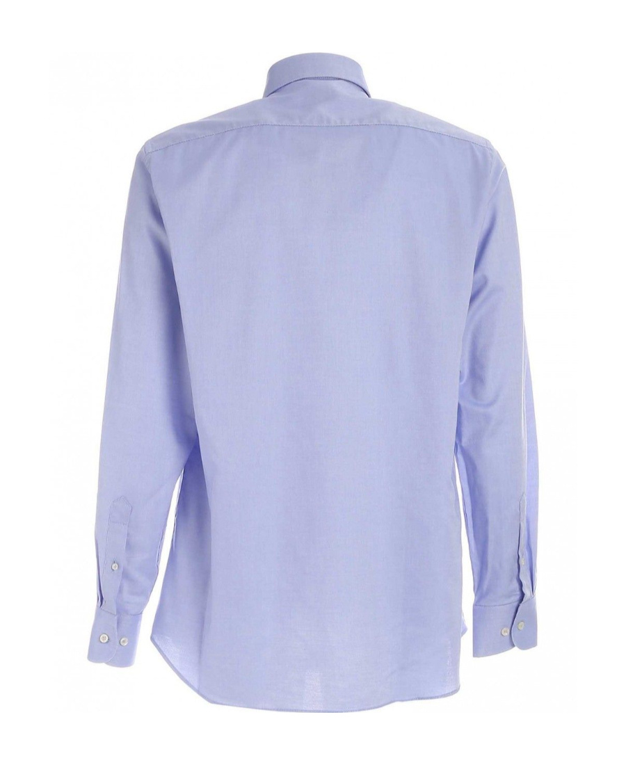 Shop Paul & Shark Long-sleeved Patch Pocket Shirt In Blue