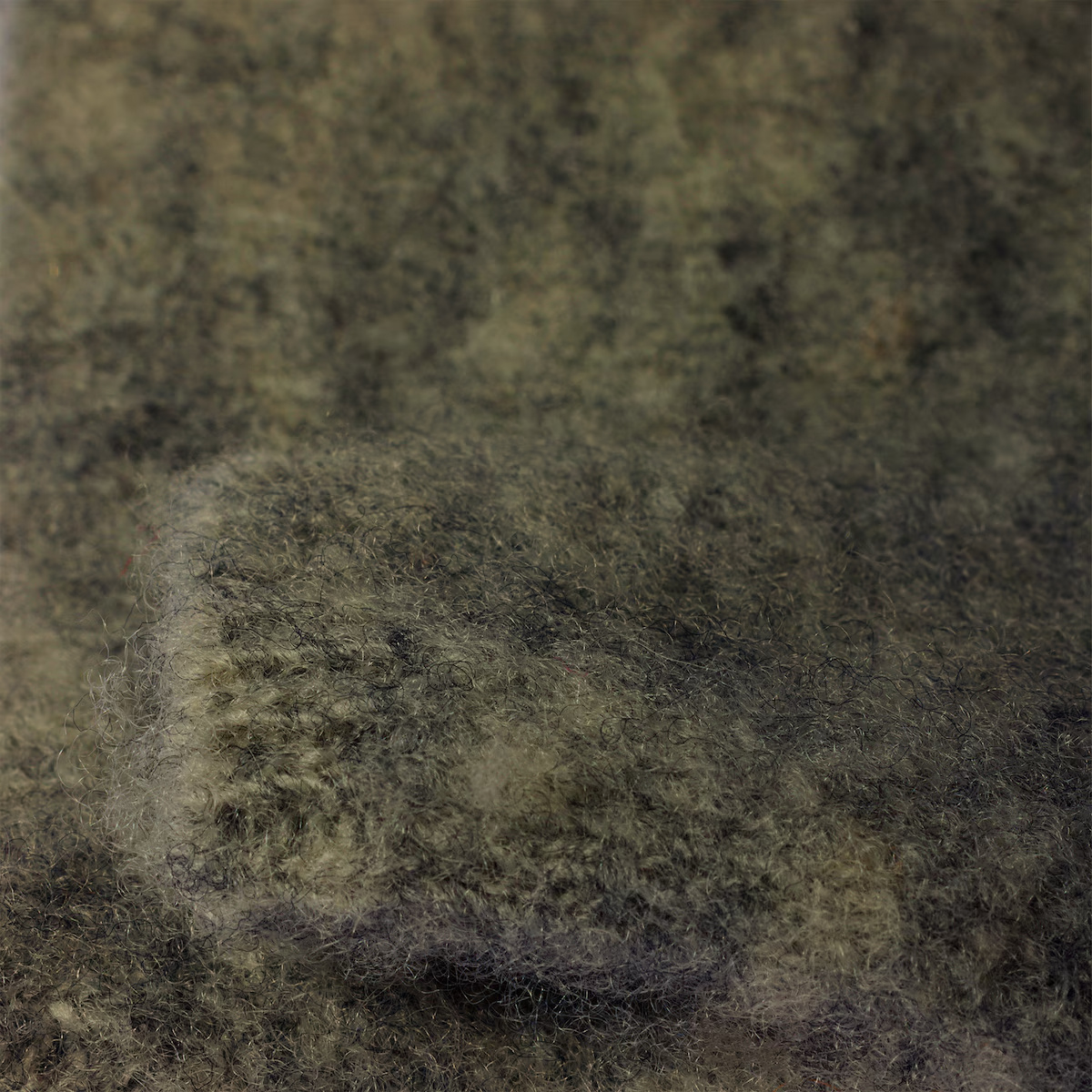 Miu Miu Wool Fingerless Gloves In Green