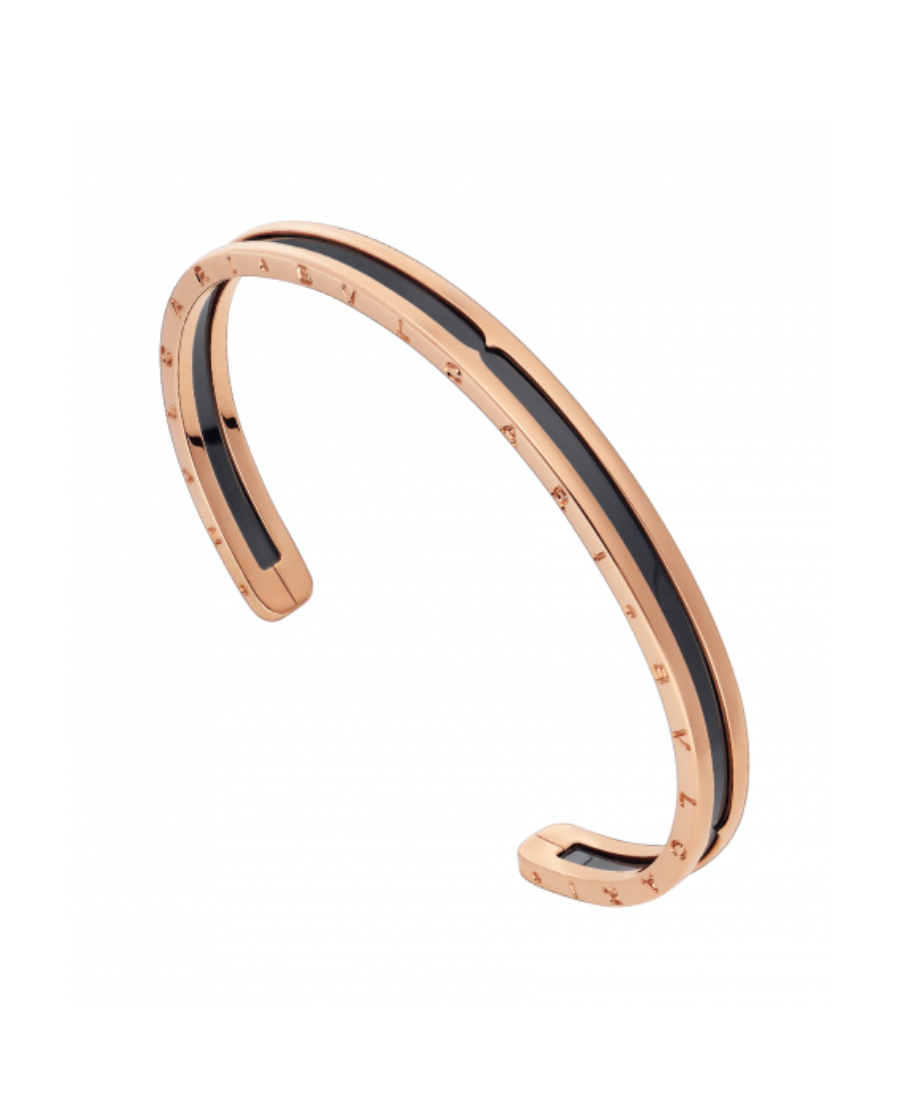 Bvlgari Logo Bracelet In Yellow