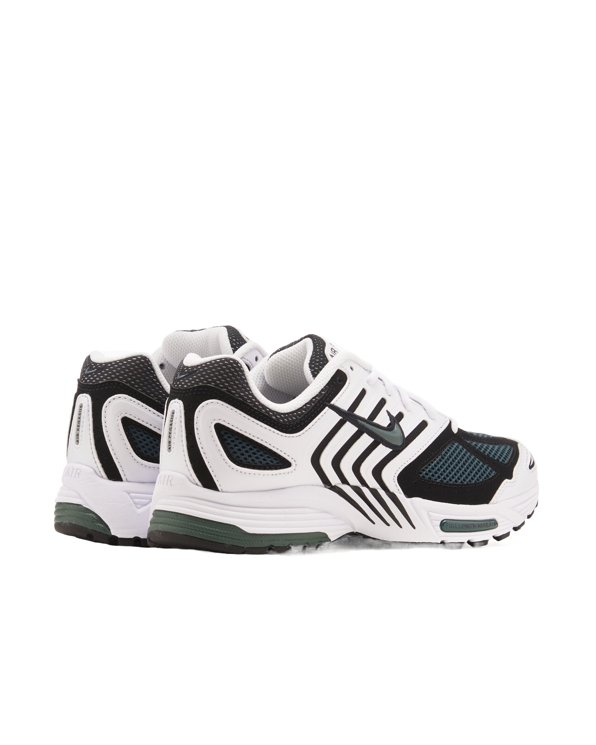 Nike Mesh Upper Sneakers Leather Overlays In White