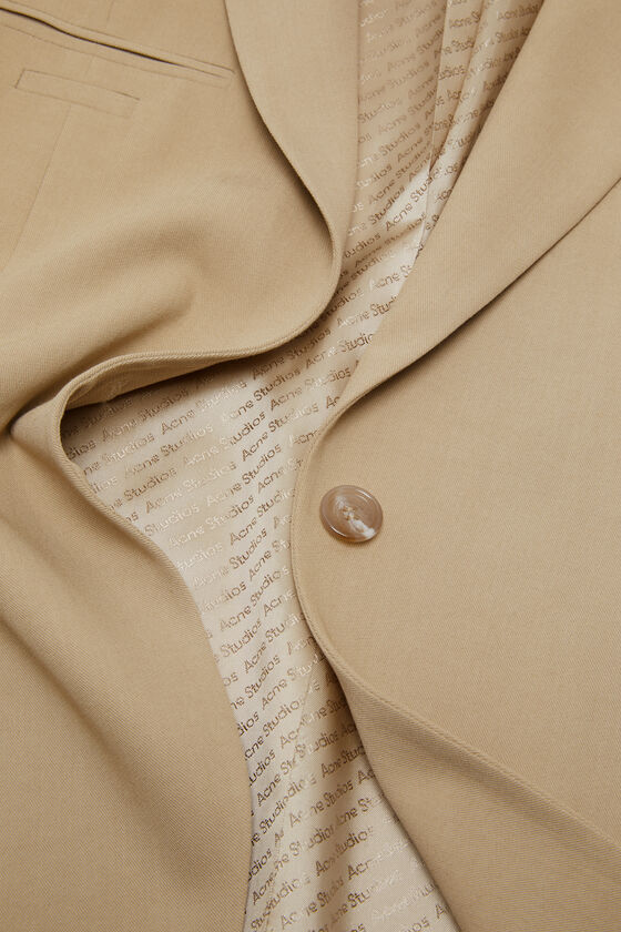 Acne Studios Relaxed Fit Suit Jacket In Nude