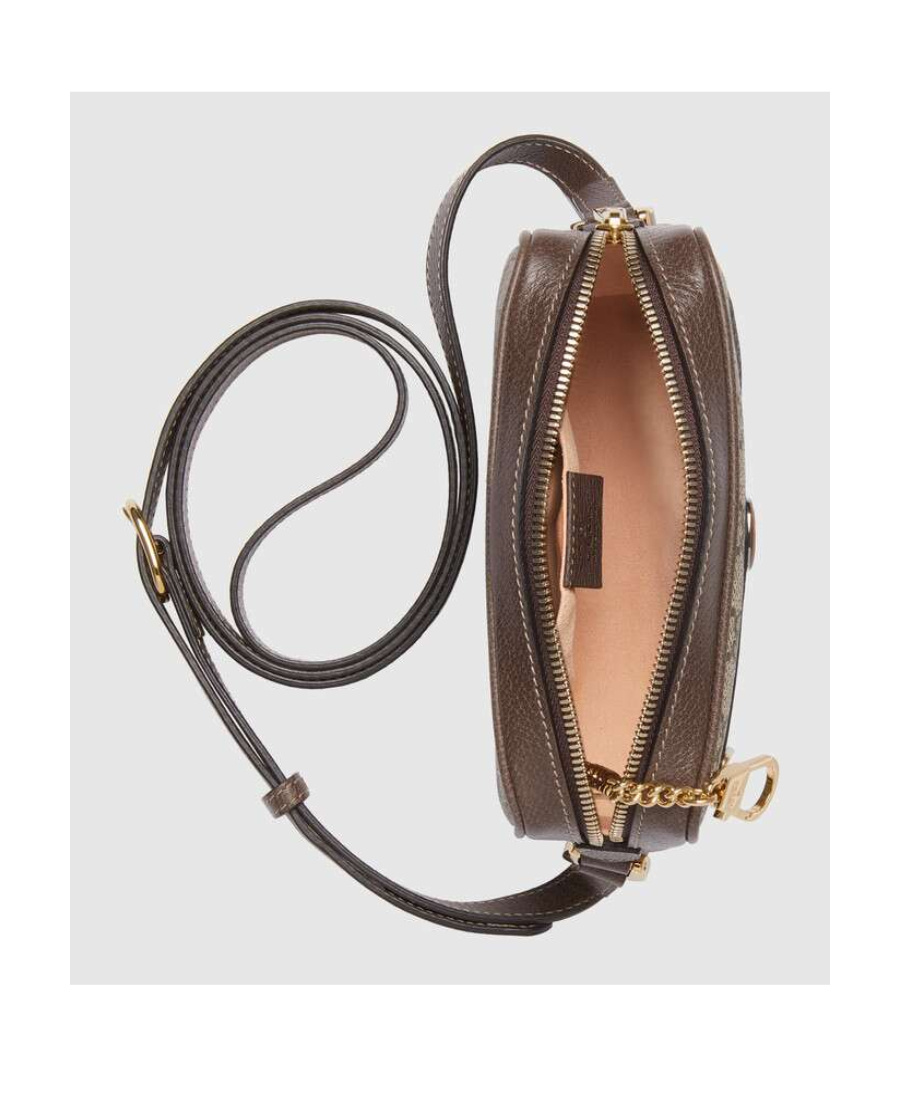 Gucci Ophidia Gg Supreme Mini Bag In Brown