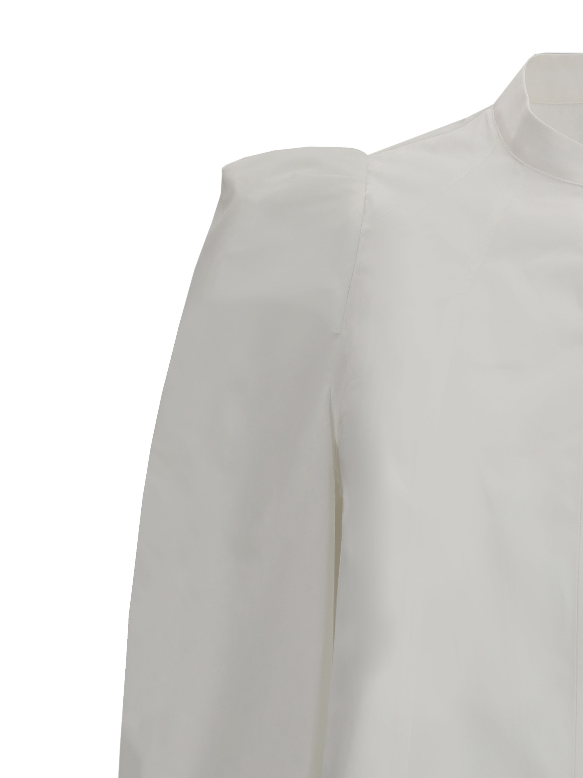 Alexander Mcqueen Long Sleeved Buttoned Shirt In White