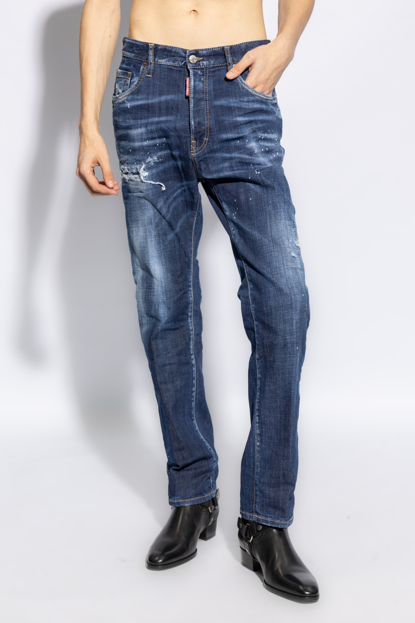 Dsquared2 Blue 642 Jeans In Blue