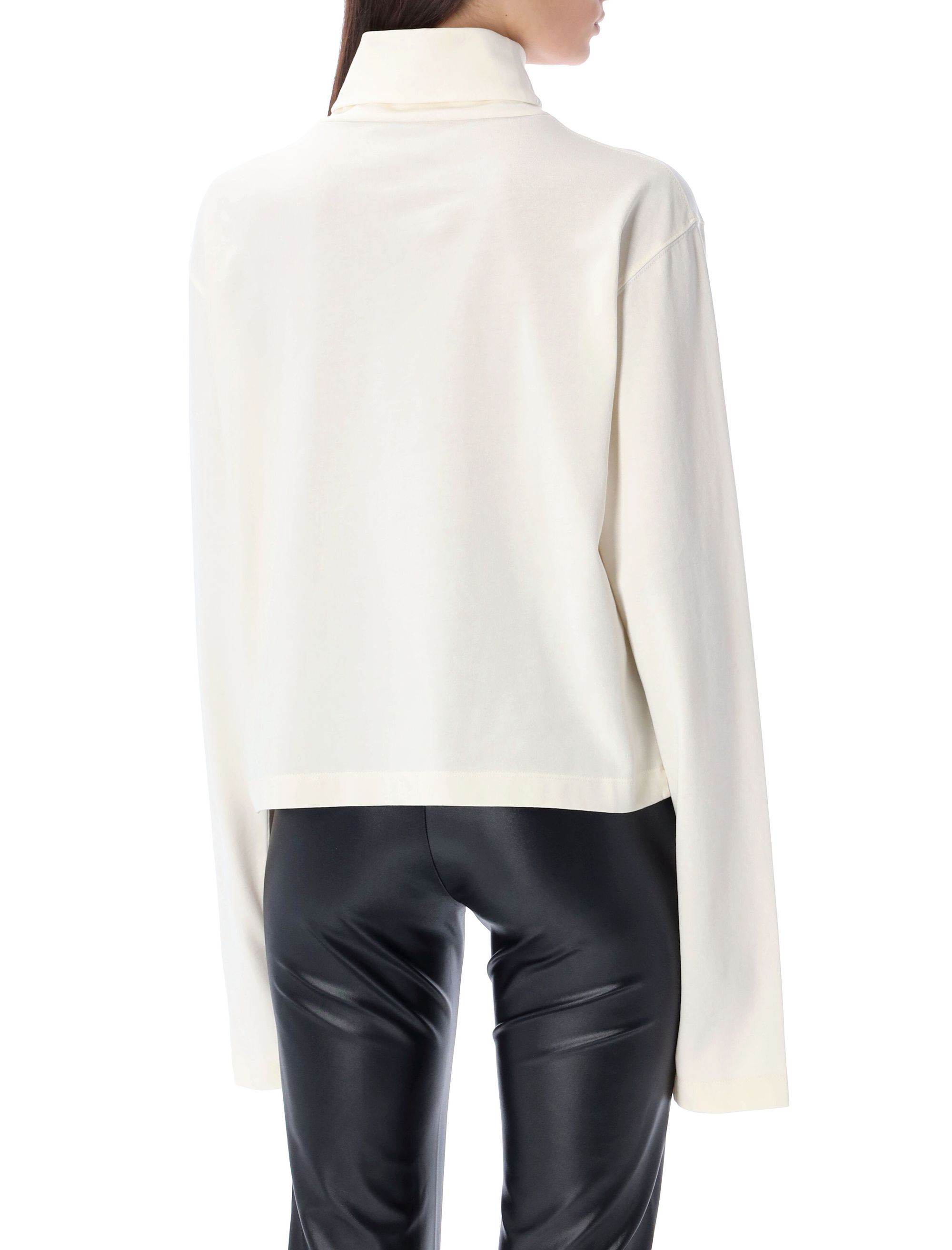 Heron Preston Logo Embroidery Long-sleeved T-shirt In White