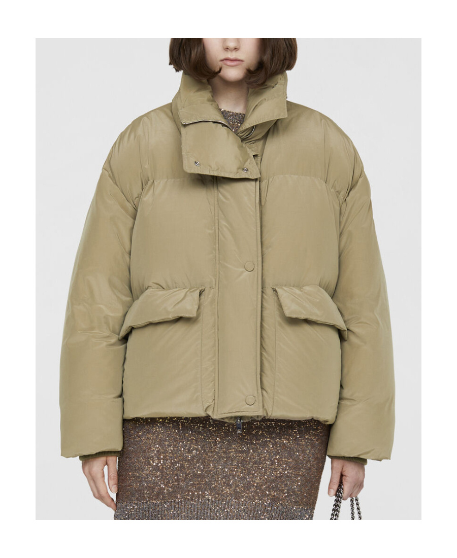 Shop Stella Mccartney Padded Puffer Jacket In Nude