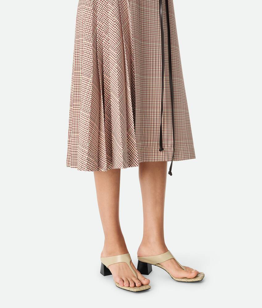 Bottega Veneta Marella Leather Thong Slide Sandals In Nude