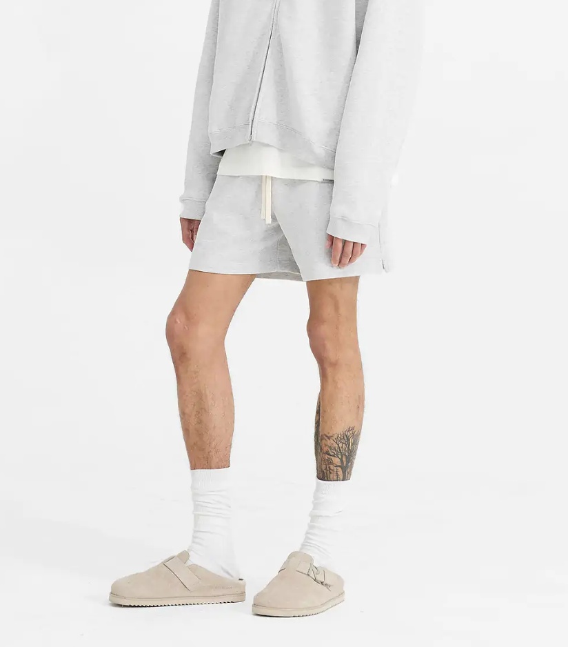 Represent Initial Sweatshorts In Ice Gray