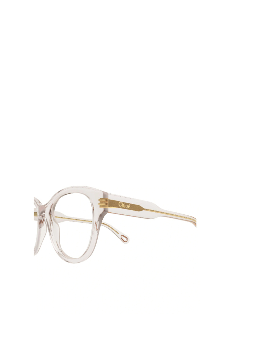 Chloé Eyewear Rectangular Frame Glasses In White